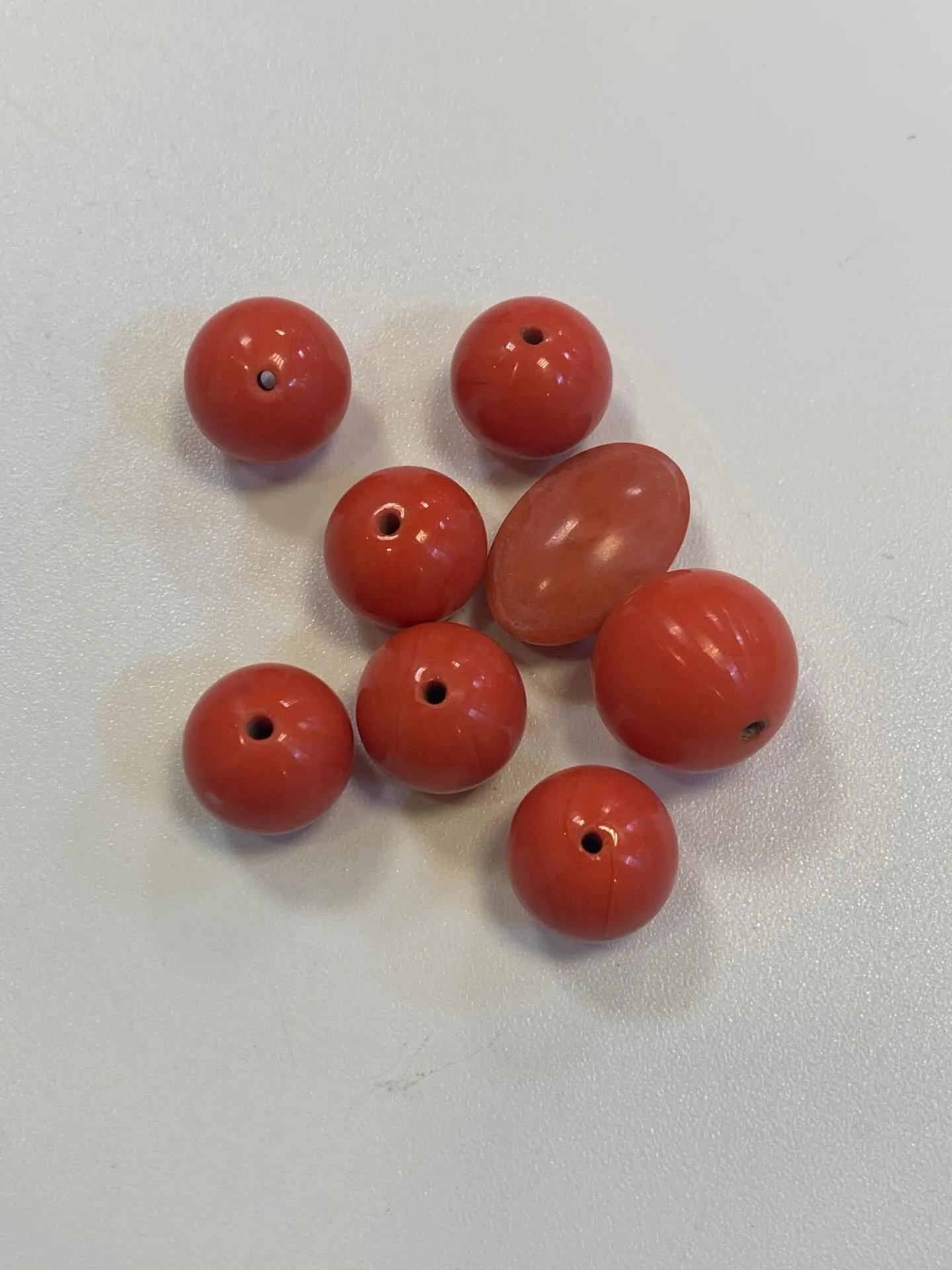 【珊瑚 丸玉 15mm以上】